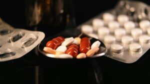 Pills in a jar