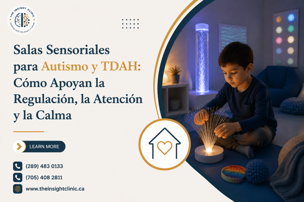 Salas Sensoriales para Autismo y TDAH Cómo Apoyan la Regulación, la Atención y la Calma