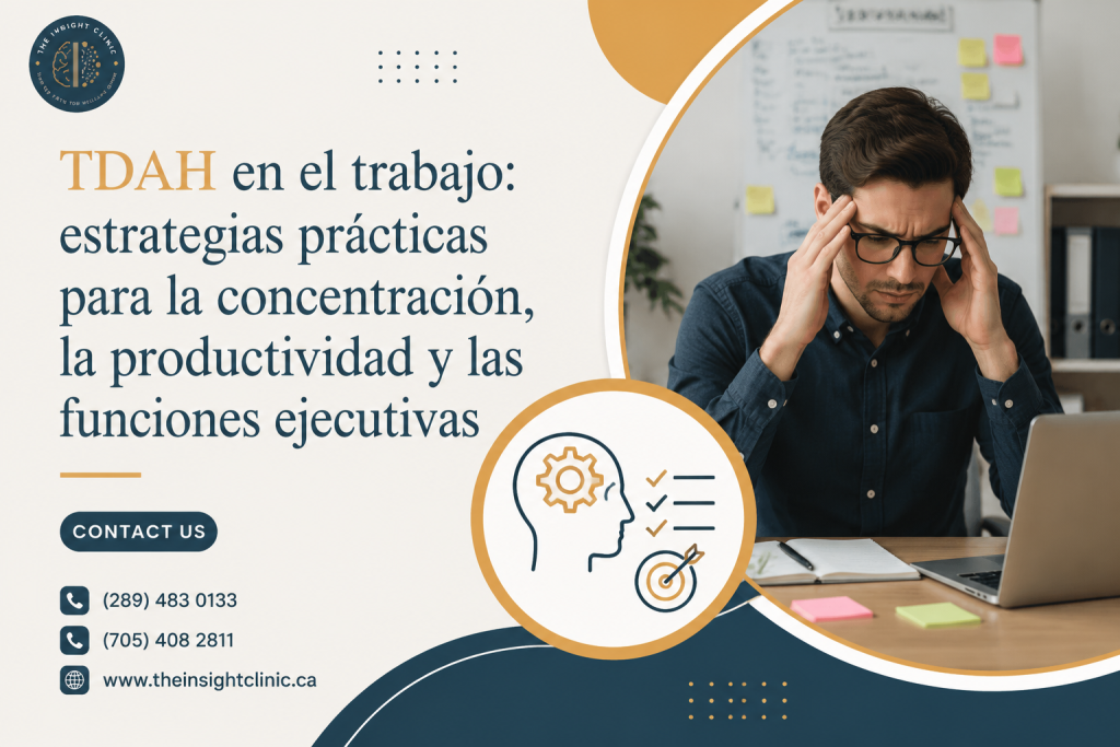 TDAH en el trabajo estrategias prácticas para la concentración, la productividad y las funciones ejecutivas