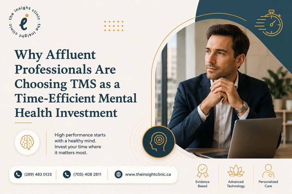 Why Affluent Professionals Are Choosing TMS as a Time-Efficient Mental Health Investment